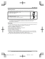 Предварительный просмотр 5 страницы Panasonic KX-TGLA40 Operating Instructions Manual