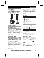 Preview for 11 page of Panasonic KX-TGLA40 Operating Instructions Manual