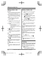 Предварительный просмотр 20 страницы Panasonic KX-TGLA40 Operating Instructions Manual