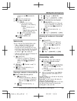 Предварительный просмотр 21 страницы Panasonic KX-TGLA40 Operating Instructions Manual