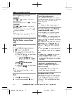 Предварительный просмотр 22 страницы Panasonic KX-TGLA40 Operating Instructions Manual