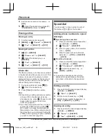 Предварительный просмотр 30 страницы Panasonic KX-TGLA40 Operating Instructions Manual