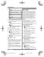 Предварительный просмотр 40 страницы Panasonic KX-TGLA40 Operating Instructions Manual