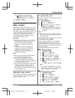 Предварительный просмотр 41 страницы Panasonic KX-TGLA40 Operating Instructions Manual