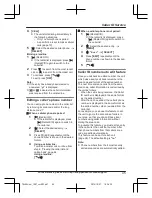 Предварительный просмотр 45 страницы Panasonic KX-TGLA40 Operating Instructions Manual