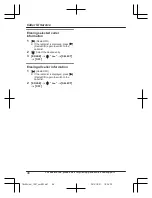 Предварительный просмотр 46 страницы Panasonic KX-TGLA40 Operating Instructions Manual