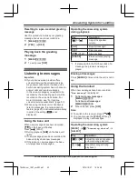 Предварительный просмотр 53 страницы Panasonic KX-TGLA40 Operating Instructions Manual