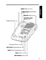 Предварительный просмотр 7 страницы Panasonic KX-TGM240 User Manual