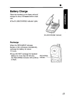 Предварительный просмотр 11 страницы Panasonic KX-TGM240 User Manual