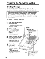 Предварительный просмотр 18 страницы Panasonic KX-TGM240 User Manual