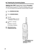 Предварительный просмотр 24 страницы Panasonic KX-TGM240 User Manual