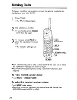 Предварительный просмотр 26 страницы Panasonic KX-TGM240 User Manual