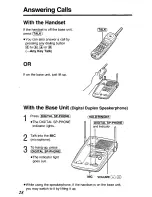 Предварительный просмотр 28 страницы Panasonic KX-TGM240 User Manual