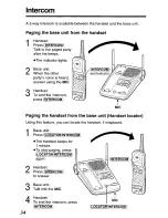 Предварительный просмотр 34 страницы Panasonic KX-TGM240 User Manual