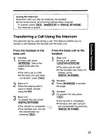 Предварительный просмотр 35 страницы Panasonic KX-TGM240 User Manual