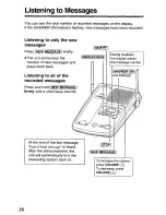 Предварительный просмотр 38 страницы Panasonic KX-TGM240 User Manual