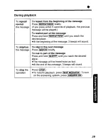 Предварительный просмотр 39 страницы Panasonic KX-TGM240 User Manual