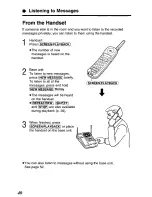 Предварительный просмотр 40 страницы Panasonic KX-TGM240 User Manual