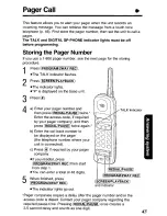 Предварительный просмотр 43 страницы Panasonic KX-TGM240 User Manual