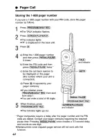 Предварительный просмотр 44 страницы Panasonic KX-TGM240 User Manual