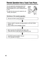 Предварительный просмотр 46 страницы Panasonic KX-TGM240 User Manual