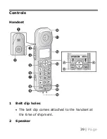 Предварительный просмотр 39 страницы Panasonic KX-TGM420 Operating Instructions Manual