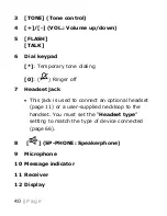 Предварительный просмотр 40 страницы Panasonic KX-TGM420 Operating Instructions Manual