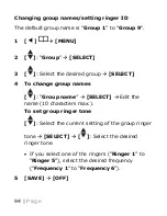 Предварительный просмотр 94 страницы Panasonic KX-TGM420 Operating Instructions Manual