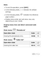 Предварительный просмотр 103 страницы Panasonic KX-TGM420 Operating Instructions Manual