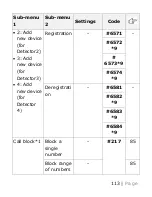 Предварительный просмотр 113 страницы Panasonic KX-TGM420 Operating Instructions Manual