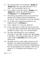 Предварительный просмотр 120 страницы Panasonic KX-TGM420 Operating Instructions Manual