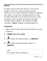 Предварительный просмотр 121 страницы Panasonic KX-TGM420 Operating Instructions Manual