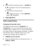 Предварительный просмотр 126 страницы Panasonic KX-TGM420 Operating Instructions Manual