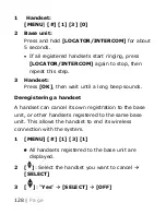 Предварительный просмотр 128 страницы Panasonic KX-TGM420 Operating Instructions Manual