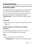 Предварительный просмотр 135 страницы Panasonic KX-TGM420 Operating Instructions Manual