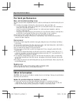 Предварительный просмотр 10 страницы Panasonic KX-TGM420AZ Operating Instructions Manual