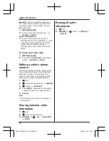 Предварительный просмотр 50 страницы Panasonic KX-TGM422AZ Operating Instructions Manual