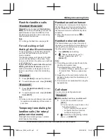 Предварительный просмотр 41 страницы Panasonic KX-TGM430 Operating Instructions Manual