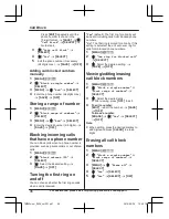 Предварительный просмотр 46 страницы Panasonic KX-TGM430 Operating Instructions Manual