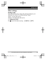 Preview for 25 page of Panasonic KX-TGM430B Operating Instructions Manual