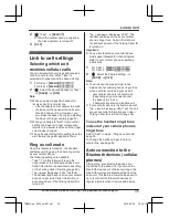 Preview for 35 page of Panasonic KX-TGM430B Operating Instructions Manual