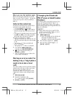 Preview for 37 page of Panasonic KX-TGM430B Operating Instructions Manual