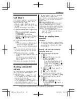 Preview for 45 page of Panasonic KX-TGM430B Operating Instructions Manual