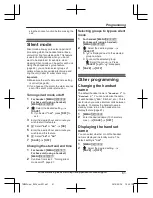 Preview for 61 page of Panasonic KX-TGM430B Operating Instructions Manual