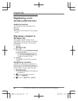 Preview for 62 page of Panasonic KX-TGM430B Operating Instructions Manual