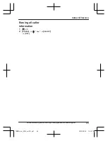 Preview for 65 page of Panasonic KX-TGM430B Operating Instructions Manual