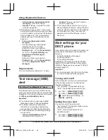 Preview for 68 page of Panasonic KX-TGM430B Operating Instructions Manual