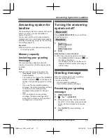 Preview for 71 page of Panasonic KX-TGM430B Operating Instructions Manual