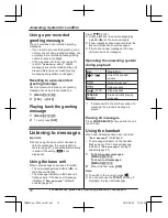 Preview for 72 page of Panasonic KX-TGM430B Operating Instructions Manual