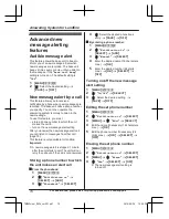 Preview for 74 page of Panasonic KX-TGM430B Operating Instructions Manual